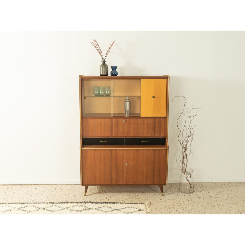 Vintage bar furniture in macorea veneer, 1950