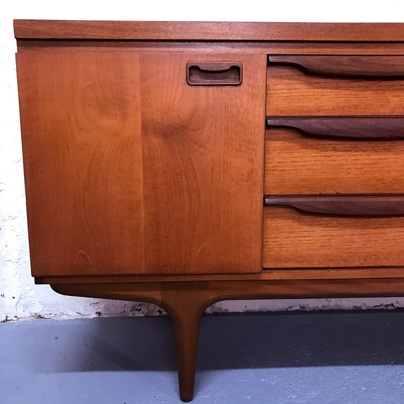 Modernist scandinavian teck sideboard - 1960s