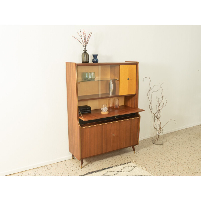 Vintage bar furniture in macorea veneer, 1950