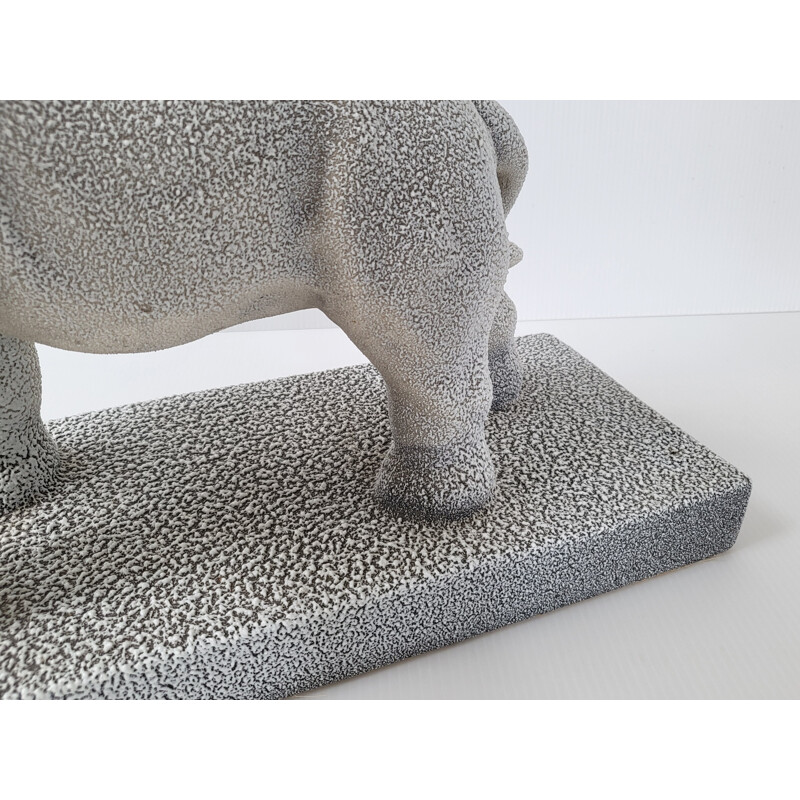 Vintage keramische olifant sculptuur, 1950