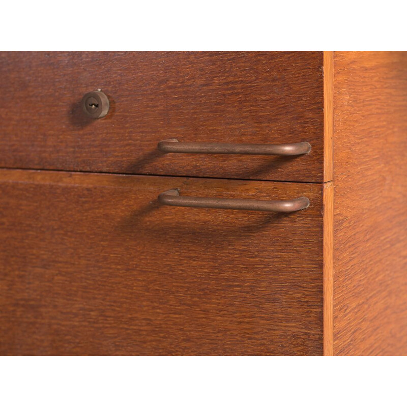 Vintage teak desk by Georges Frydman, 1960s