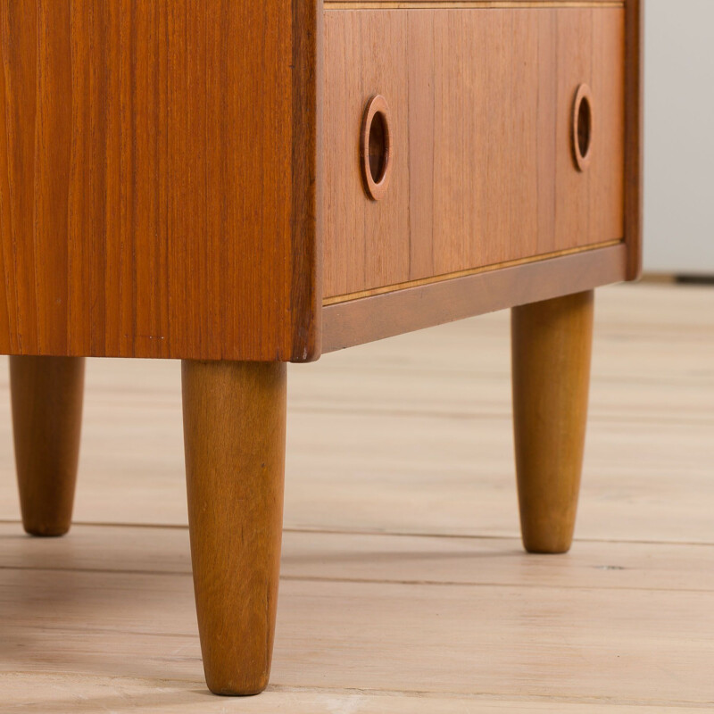 Mid century teak chest of drawers by Kai Winding, Denmark 1960s