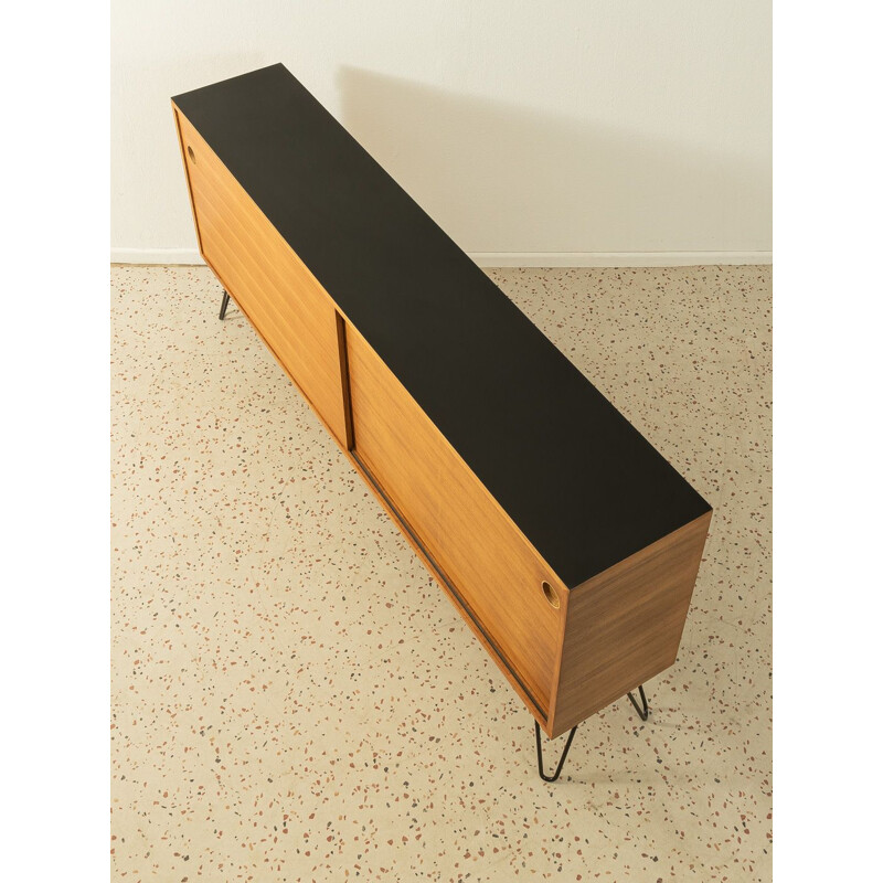 Credenza vintage impiallacciata in noce di Ernst Martin Dettinger, Germania 1960