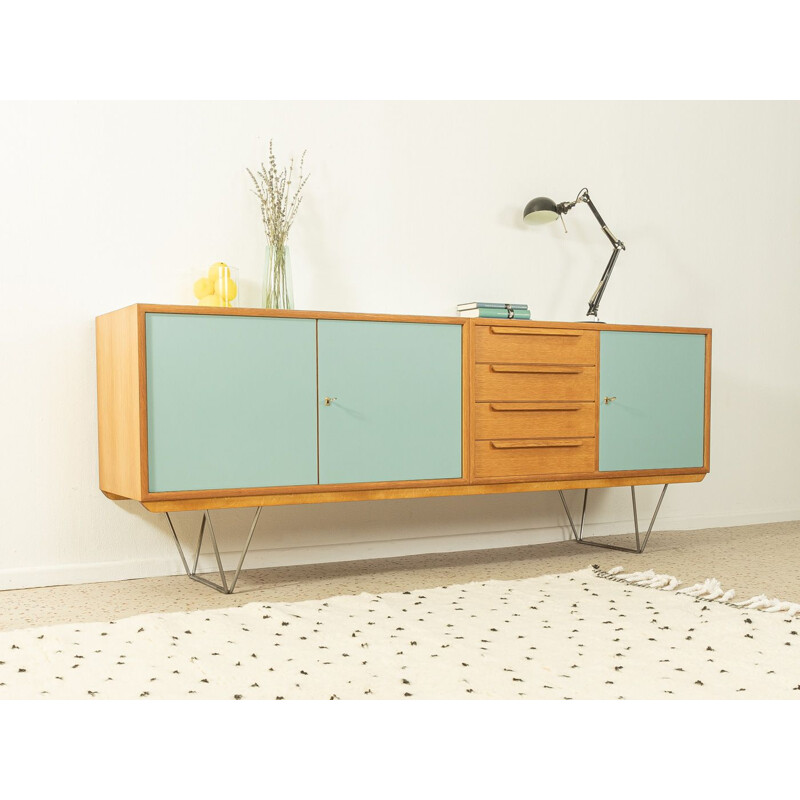 Vintage oak sideboard by Wk Möbel, Germany 1960