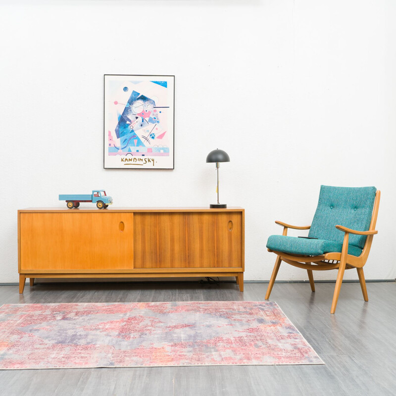 Vintage walnut sideboard by Georg Satink for Wk Möbel, 1950s