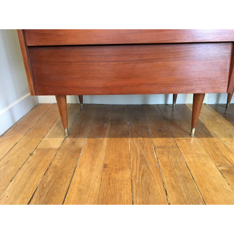 Set of 2 teak chest of drawers - 1960s