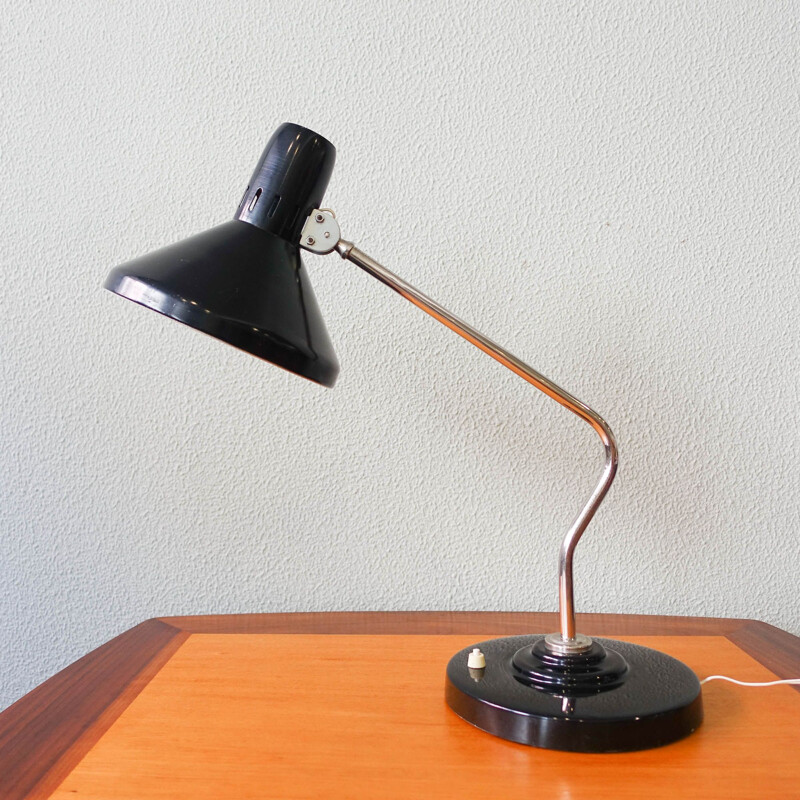 Vintage Czech Bauhaus table lamp by Napako, 1930s