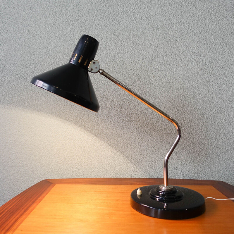 Vintage Czech Bauhaus table lamp by Napako, 1930s