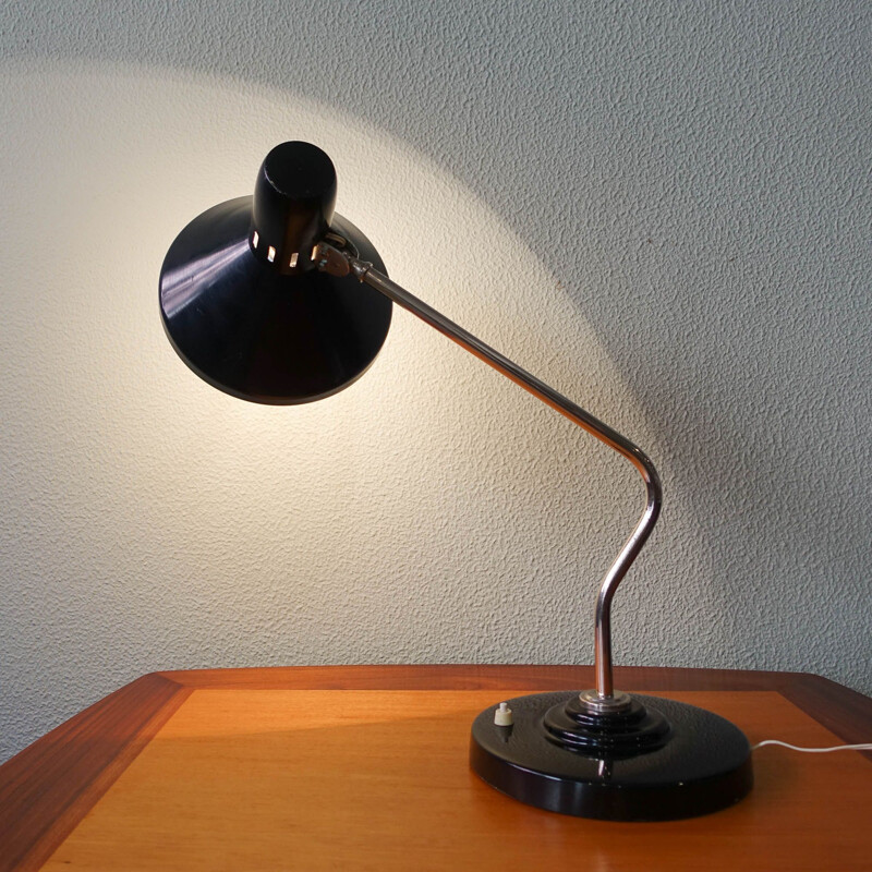 Vintage Czech Bauhaus table lamp by Napako, 1930s