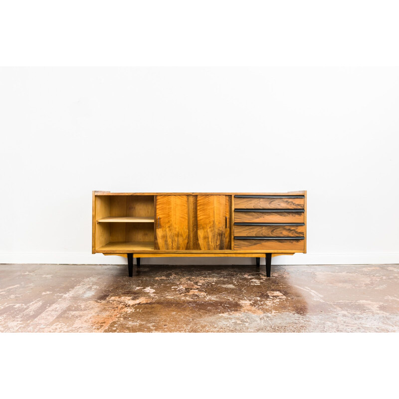 Mid century walnut sideboard by Spójnia, 1960s