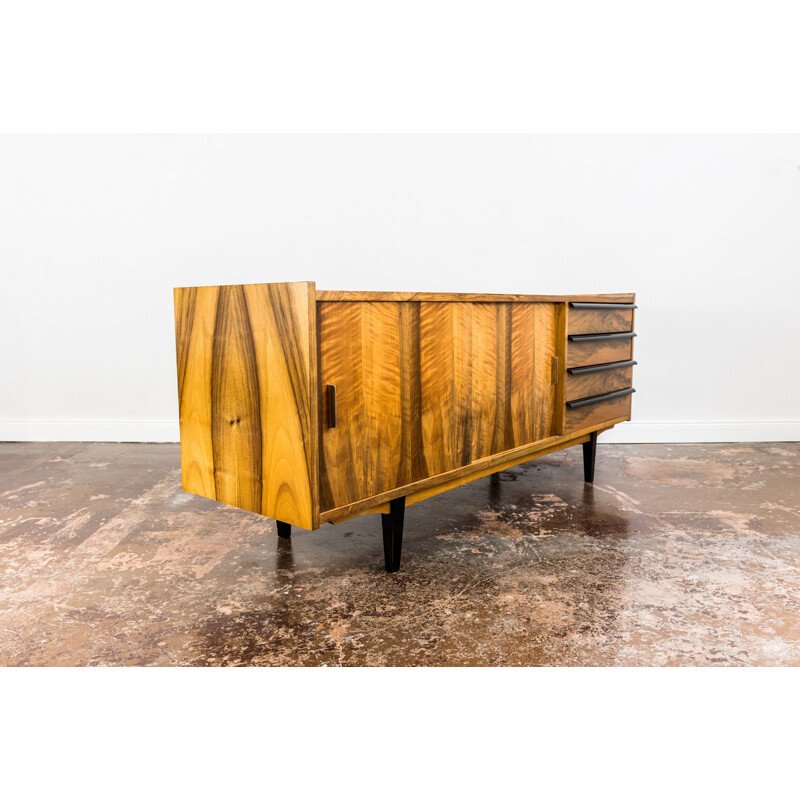 Mid century walnut sideboard by Spójnia, 1960s