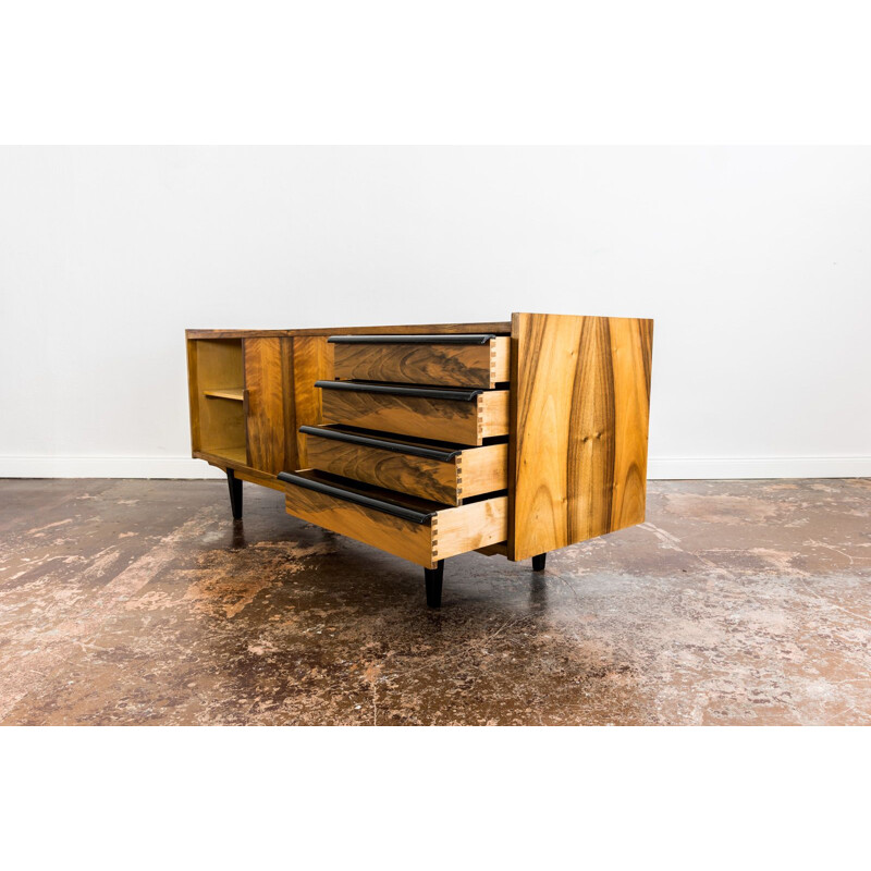 Mid century walnut sideboard by Spójnia, 1960s