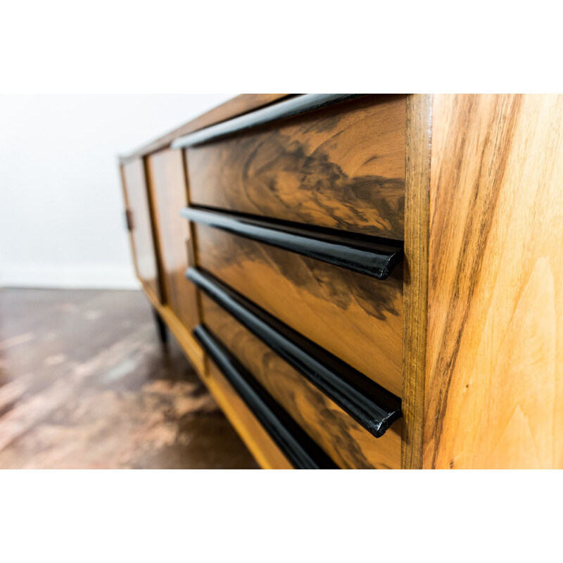 Mid century walnut sideboard by Spójnia, 1960s