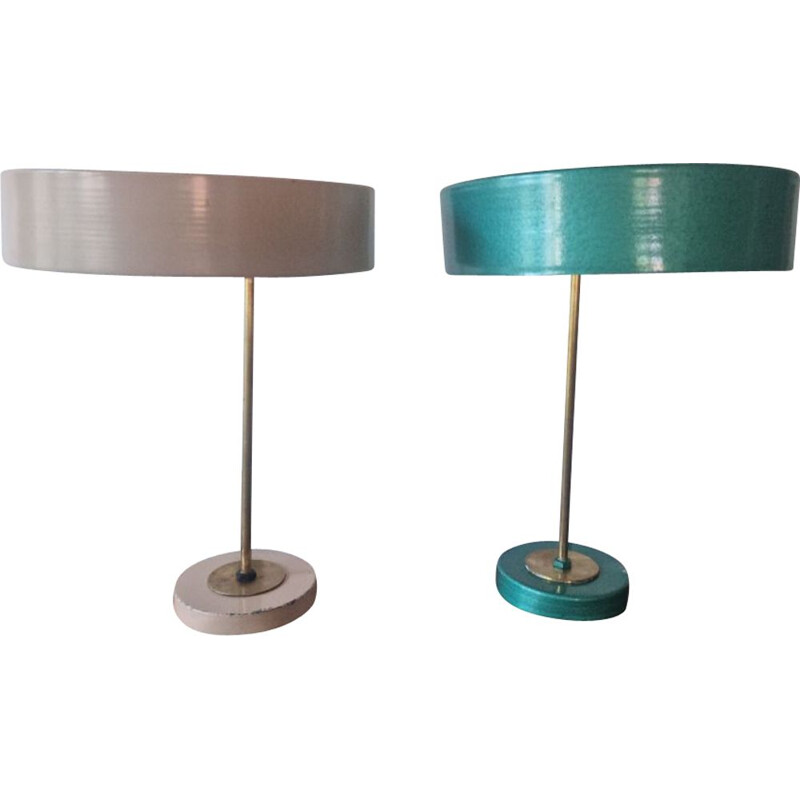 Pair of mid century table lamps, 1960s