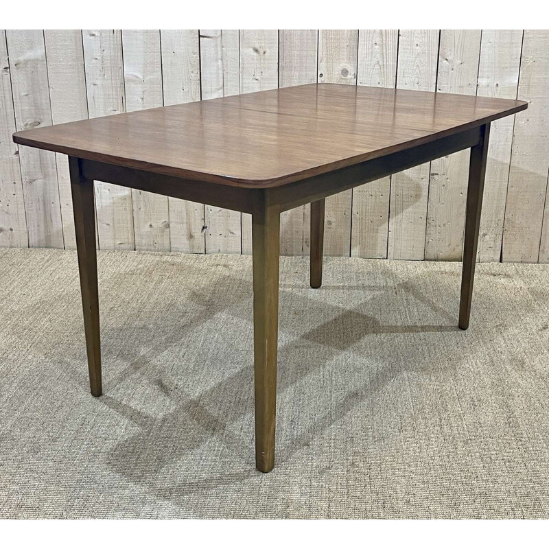 Vintage teak table with butterfly extension, 1970