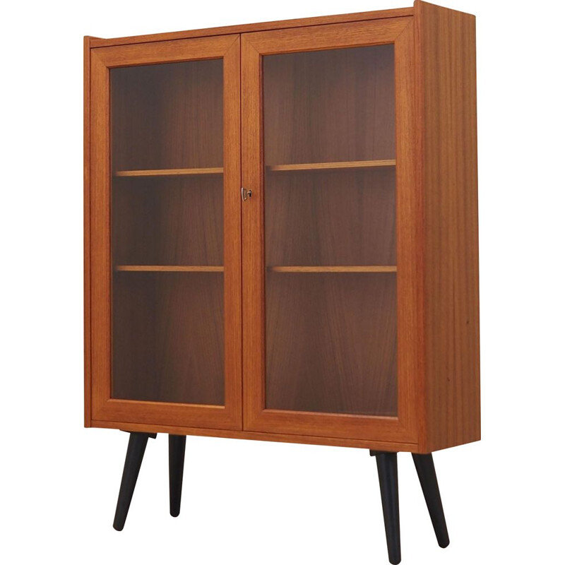 Teak vintage display cabinet, Denmark 1970s