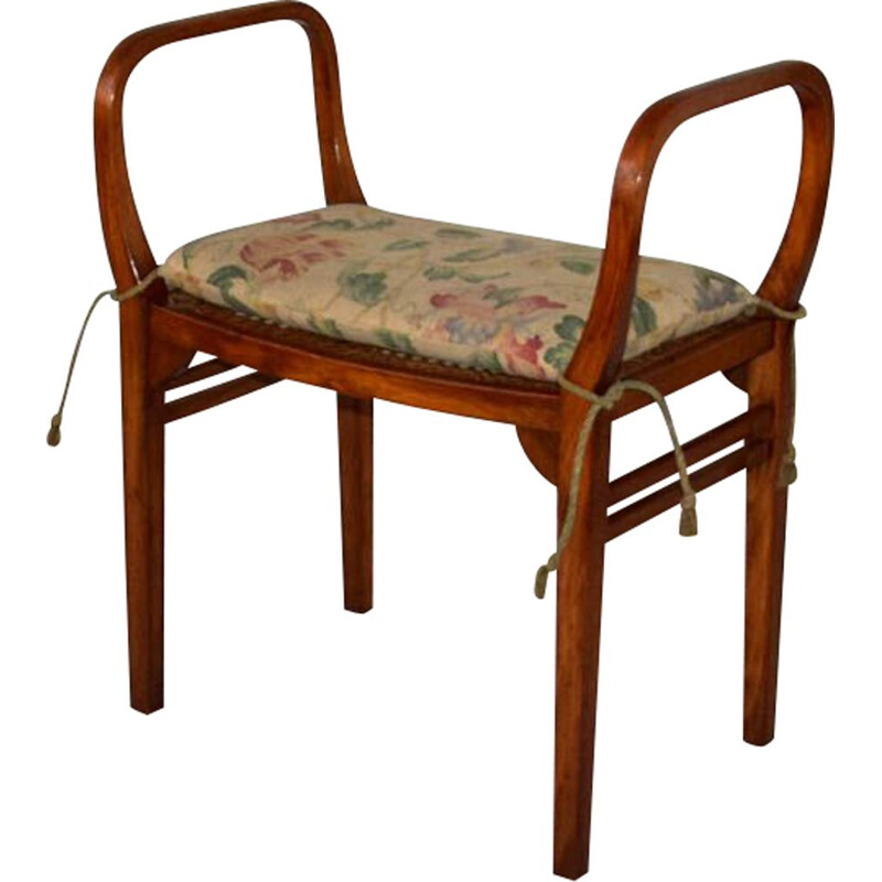 Vintage Art Nouveau stool by Thonet, Kohn and Otto Wagner