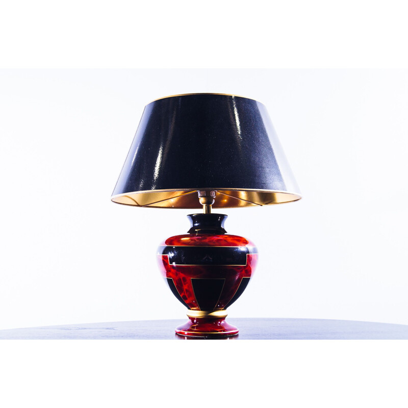 Vintage table lamp by Louis Drimmer, France 1991