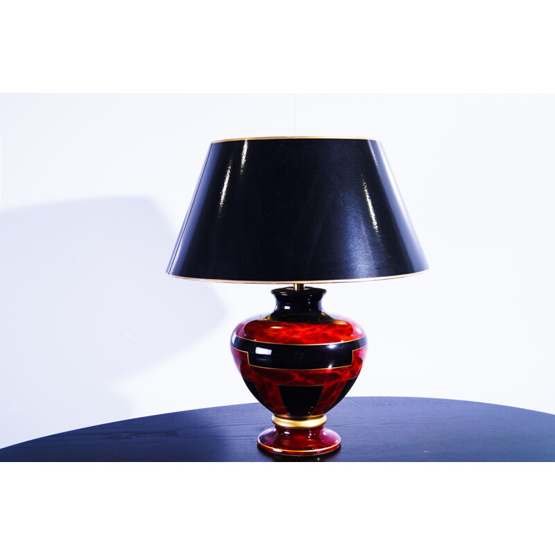 Vintage table lamp by Louis Drimmer, France 1991