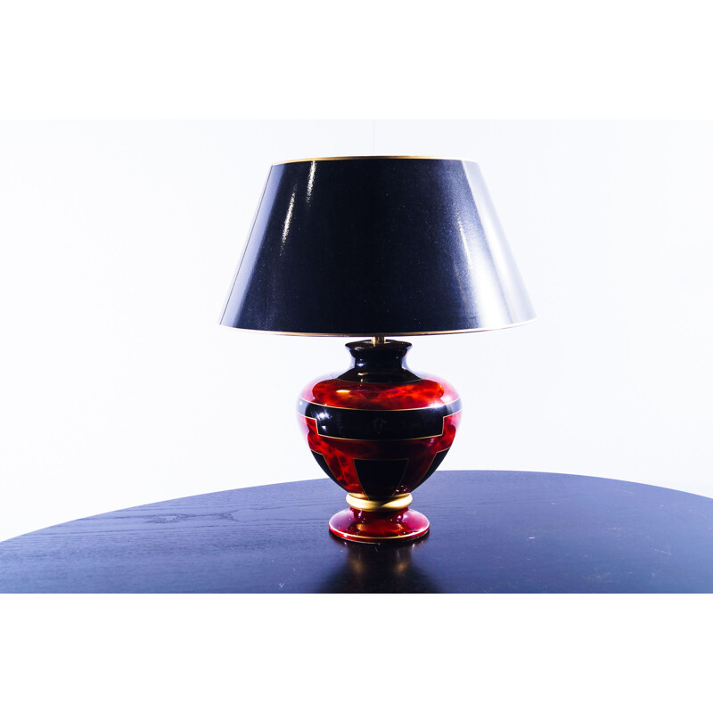 Vintage table lamp by Louis Drimmer, France 1991