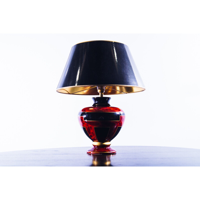 Vintage table lamp by Louis Drimmer, France 1991