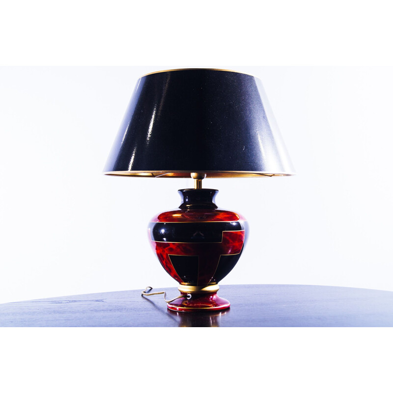 Vintage table lamp by Louis Drimmer, France 1991