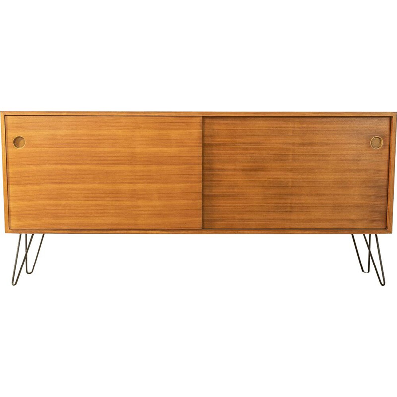 Vintage walnut veneer sideboard by Ernst Martin Dettinger, Germany 1960s