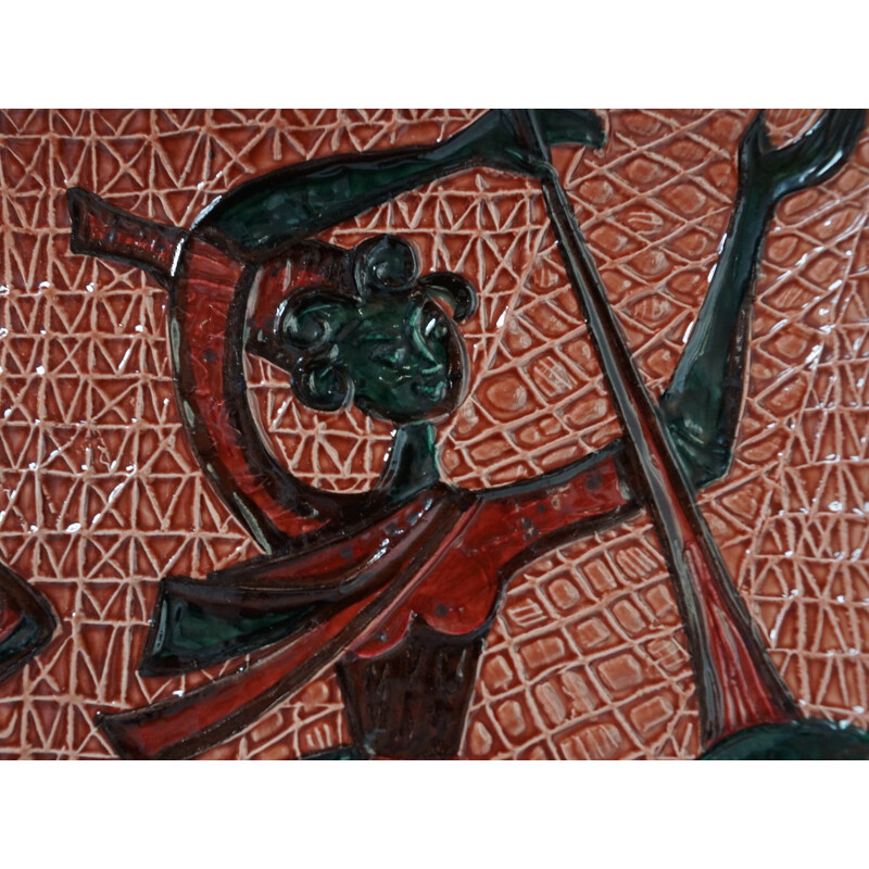 Accessoire murale en céramique, Alessio TASCA - 1960