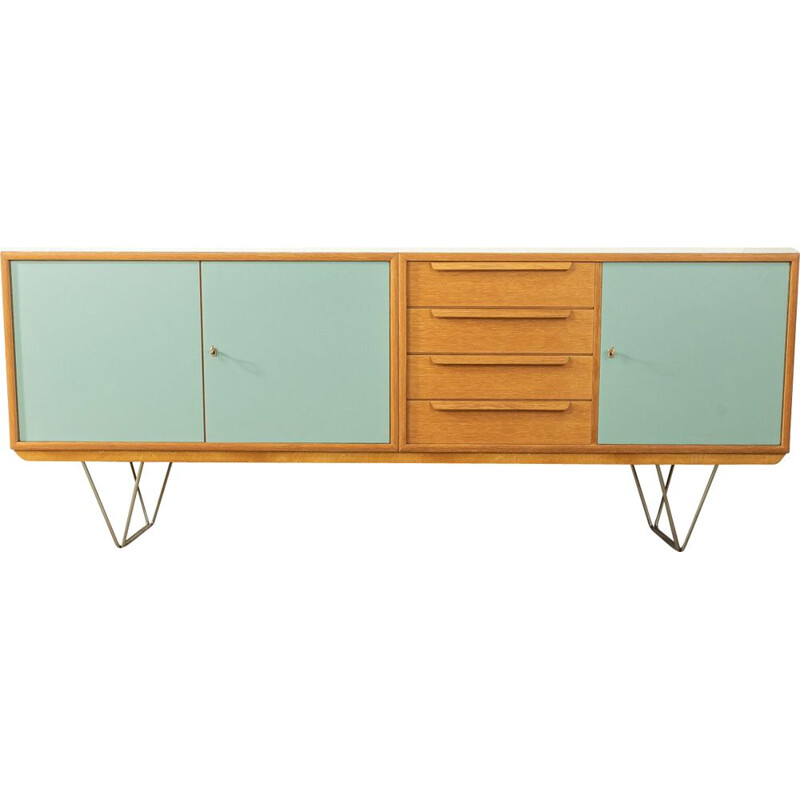 Vintage oak sideboard by Wk Möbel, Germany 1960