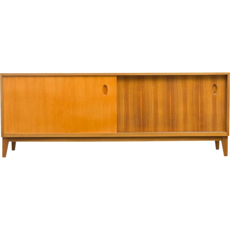 Vintage walnut sideboard by Georg Satink for Wk Möbel, 1950s