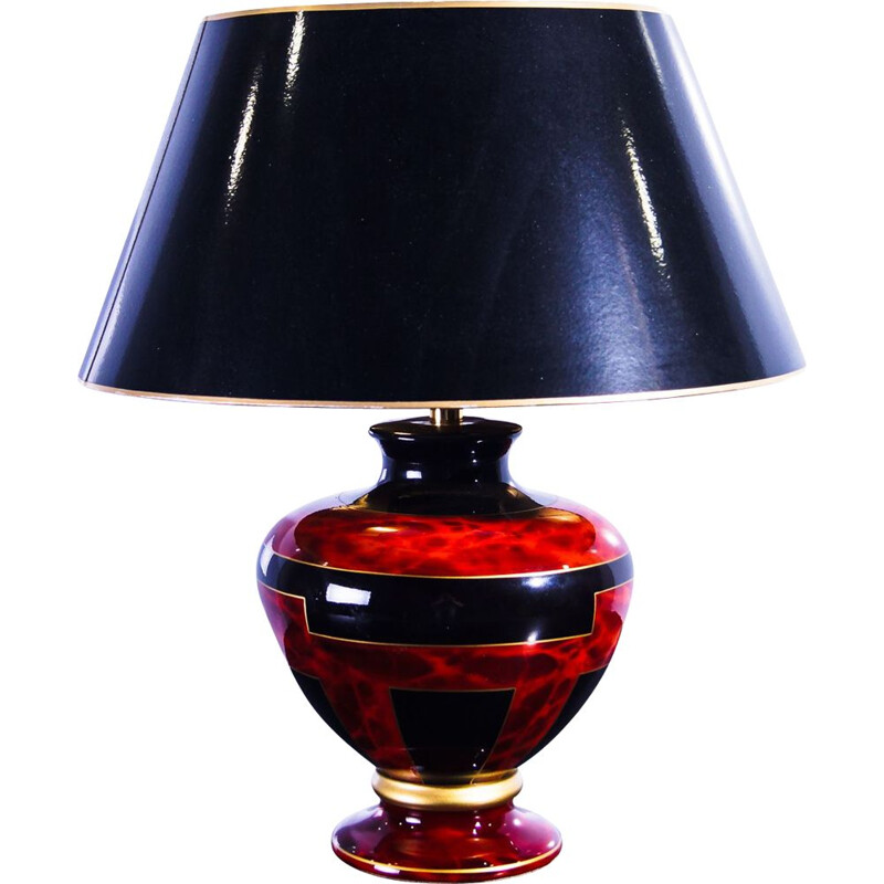 Vintage table lamp by Louis Drimmer, France 1991