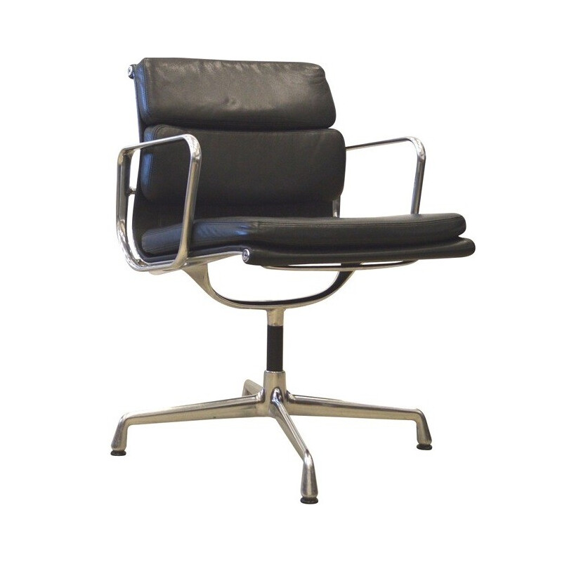 Chaise de bureau Vitra "EA208" en cuir, Charles & Ray EAMES - 2010