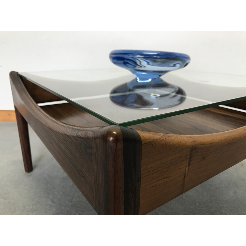 Soren Willadsen Rio rosewood coffee table, Kristian VEDEL - 1960s