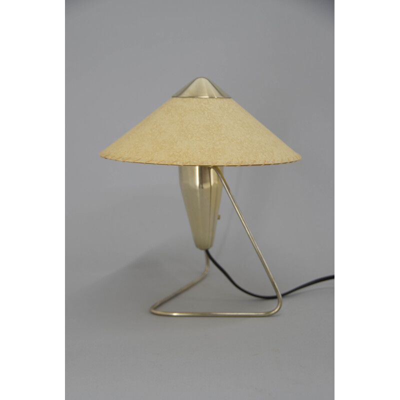 Lampe vintage en laiton par Helena Frantova pour Okolo, Tchécoslovaquie 1950