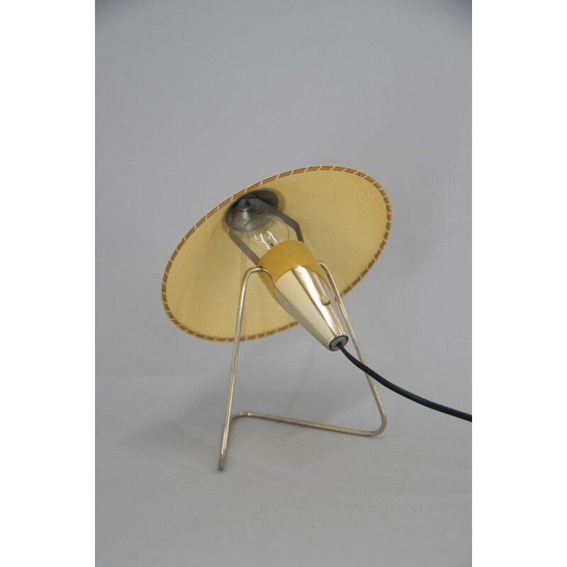 Vintage brass lamp by Helena Frantova for Okolo, Czechoslovakia 1950s