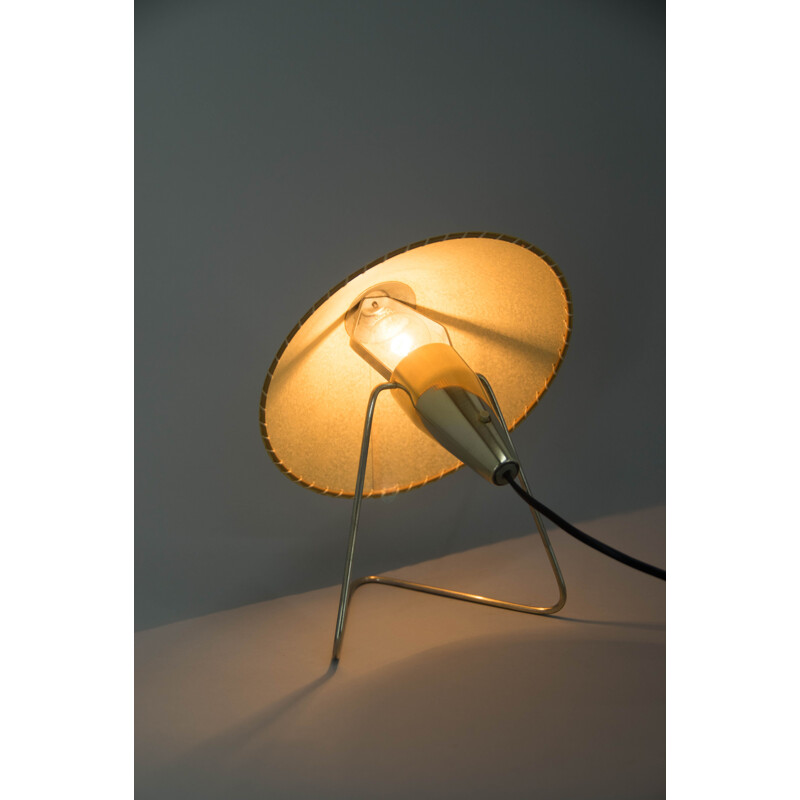 Vintage brass lamp by Helena Frantova for Okolo, Czechoslovakia 1950s