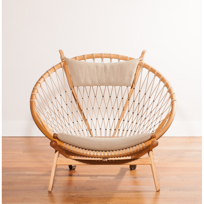 Mid century PP Mobler "Circle" chair, Hans J. WEGNER - 1980s