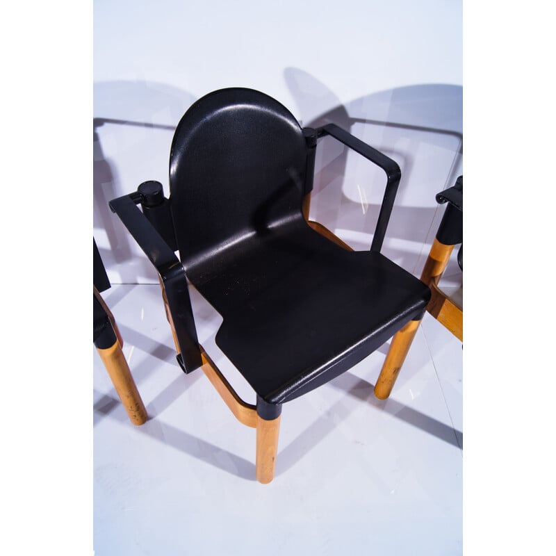 Ensemble de 4 fauteuils vintage Flex 2000 de Gerd Lange pour Thonet, 1970