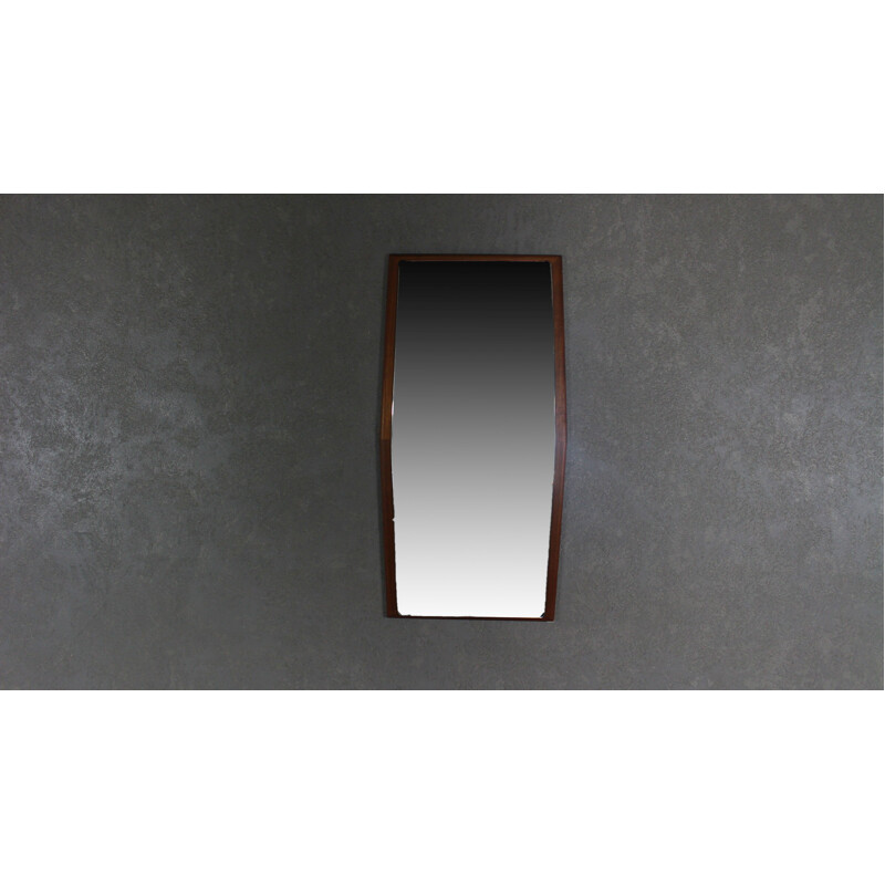 Vintage teak wall mirror, Denmark 1960s