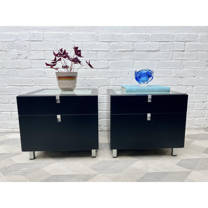 Pair of vintage night stands with drawers