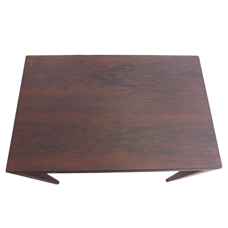 Vintage rosewood table by Severin Hansen for Haslev Møbelfabrik, 1960s