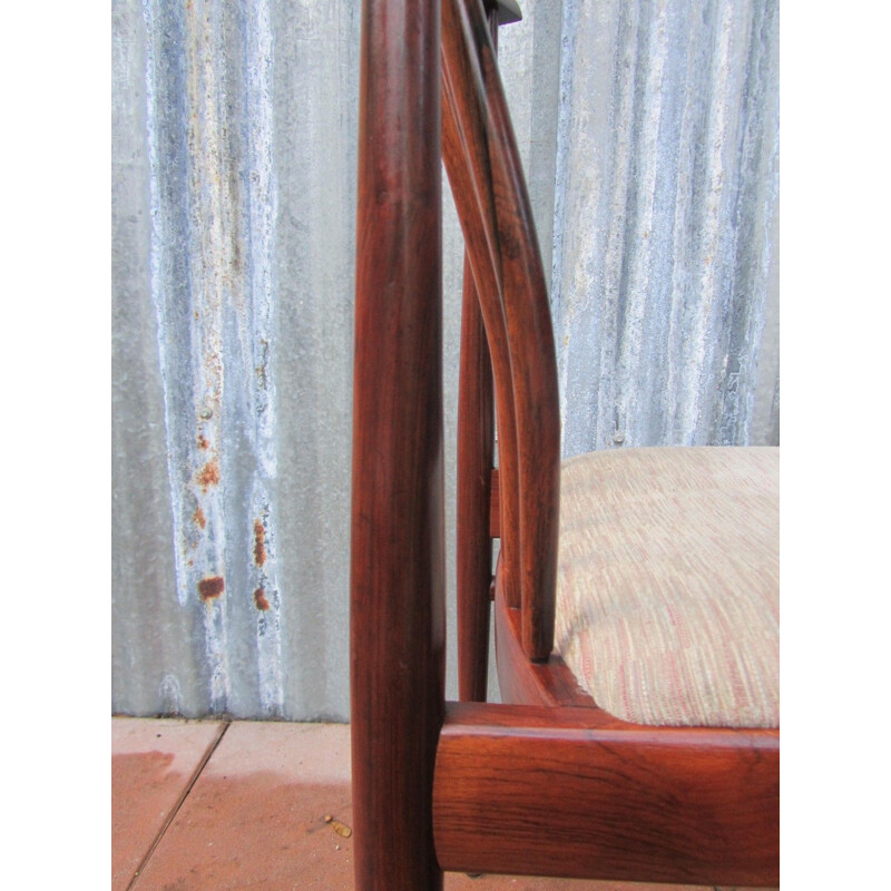 Conjunto de 5 cadeiras de madeira maciça vintage de Awa Meubelfabriek, 1960