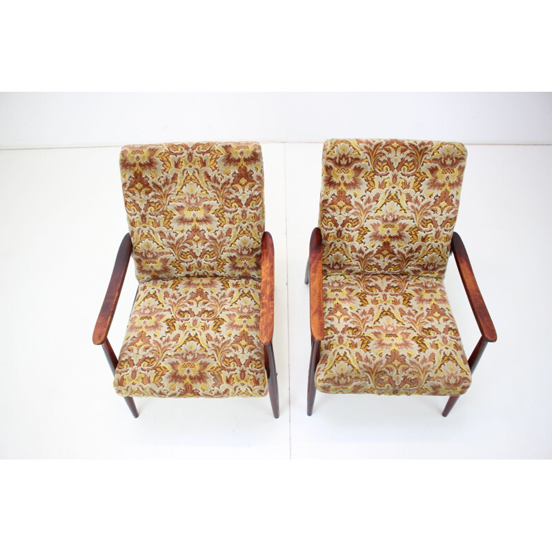 Pair of vintage armchairs by Jitona, 1970s