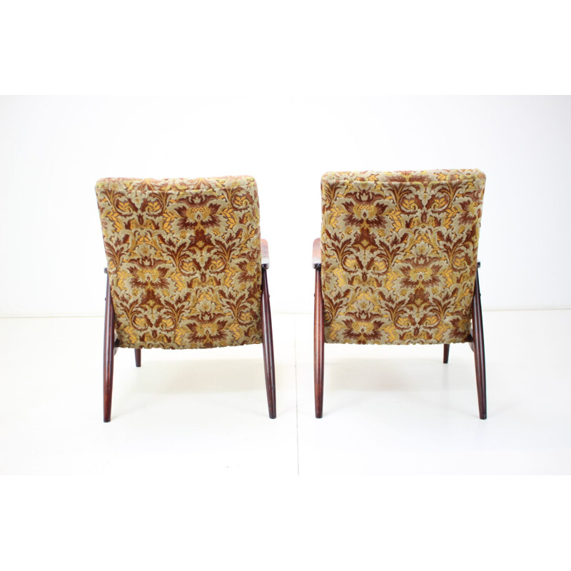 Pair of vintage armchairs by Jitona, 1970s