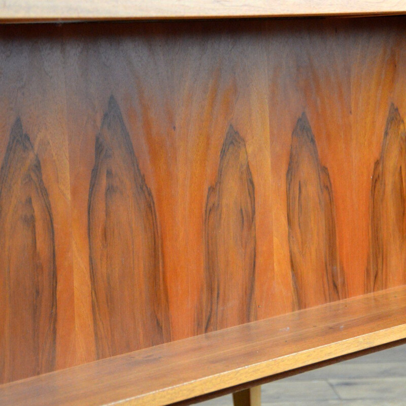 Scandinavian vintage teak and rosewood desk, 1960