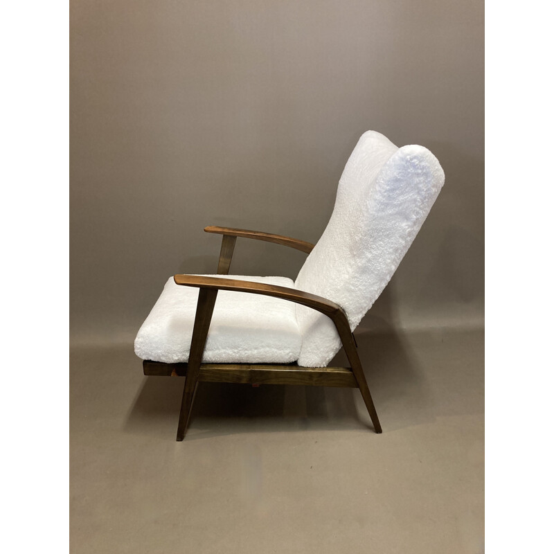 Fauteuil modulable vintage et son ottoman par Knoll, 1950