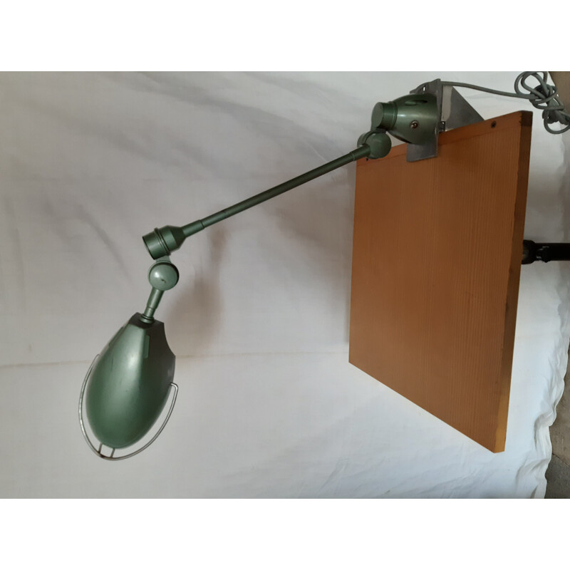 Vintage workshop lamp with 2 articulated arms, 1960