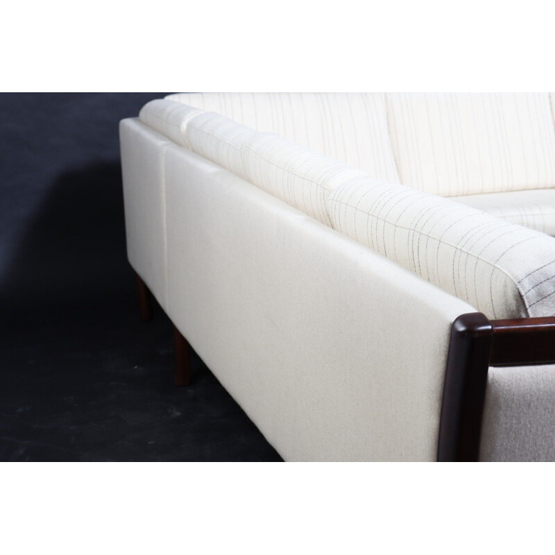 Vintage Stouby corner sofa upholstered in wool