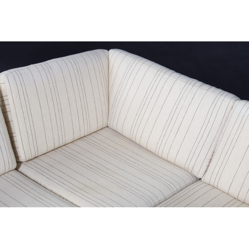 Canapé d'angle vintage Stouby recouvert de laine