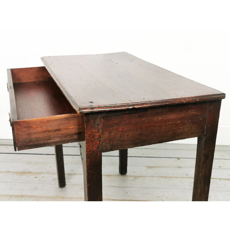 Tavolino inglese vintage in rovere